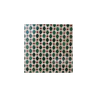 Moroccan Mosaic Tile: Vibrant Multi-Color Geometric Design