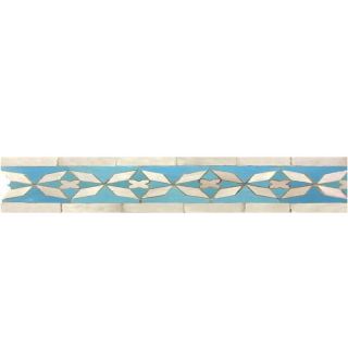 Moroccan Mosaic Border Multicolors: Handmade Hexagon Star Design