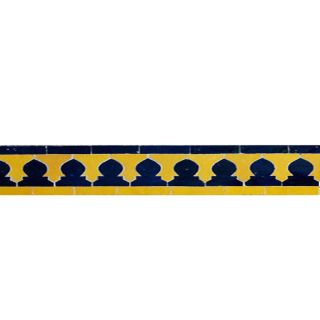 Moroccan Mosaic Border Tiles - Multicolor Arch Design