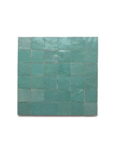Moroccan Mosaic Tiles solid Teal Green color – 420
