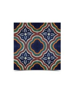 Wonderful decorated Moroccan Hand Painted tile