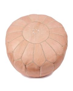 Leather Pouf 054