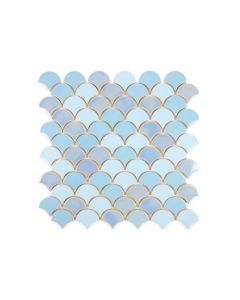 Small Moroccan Fish Scales – Baby Blue