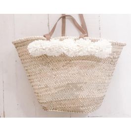Pom-Pom French Market Basket