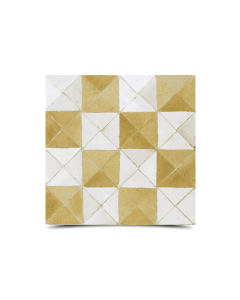 Moroccan Mosaic Tiles White & Beige - Geometric Design
