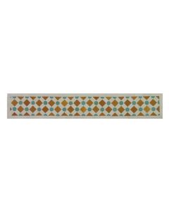 Moroccan Mosaic Border Tiles - Geometric Multicolor Design