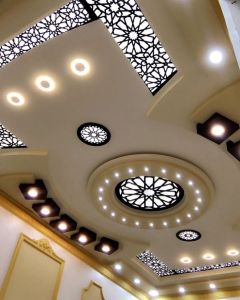 Moroccan Plaster Ceiling Rose 010 - Premium Gypsum-Fiberglass Design for Elegant Home Transformation