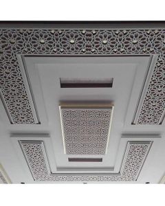 Premium Moroccan Gypsum Plaster Arch - Handcrafted Design