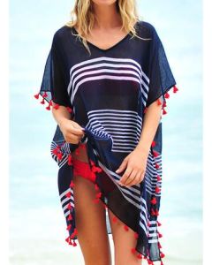 Maxi Moroccan Beach Cover Up - Exquisite Caftan Silhouette
