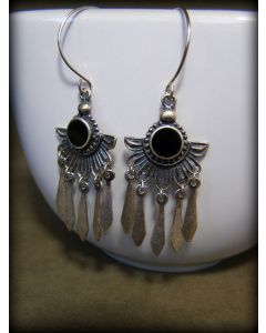 Moroccan Tuareg Berber Geometric Earrings - Handcrafted Ethnic Jewelry