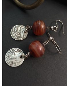 Moroccan Tuareg Berber Design Earrings - Handcrafted Ethnic Jewelry