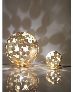 Moroccan Silver Floor Lamp - Handcrafted Elegance