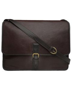 Dark Brown Moroccan Handcrafted Leather Handbag | Fez Tanneries
