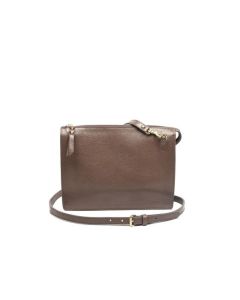 Moroccan Leather Handbag - Premium Chestnut Brown Style