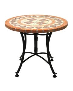 Moroccan Mosaic Table 007 - Handcrafted Indoor/Outdoor Decor
