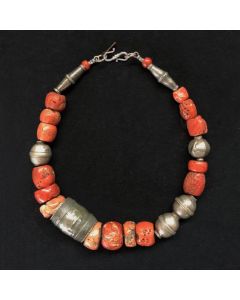 Moroccan Tuareg Berber Necklace - Handcrafted Geometric Design