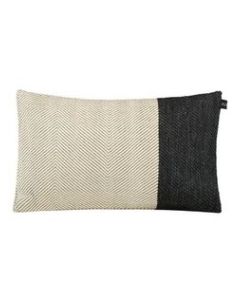 Handwoven Moroccan Black and Creme Pillows - Berber Crafted