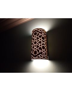 Moroccan Silver Metal Pendant Lamp - Vintage Charm for Indoor and Outdoor Spaces