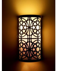 Moroccan Silver Metal Wall Lamps - Handcrafted Pendant Light