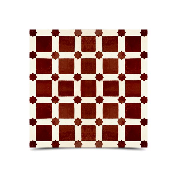 Captivating Moroccan Red Mosaic Tiles - Stylish & Durable Choice