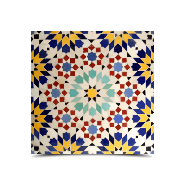 Moroccan Mosaic Tiles Multi Color - Intricate Floral & Geometric Designs.