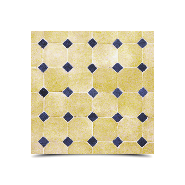 Mosaic Blue & Beige Tiles - Moroccan Mosaic Pattern