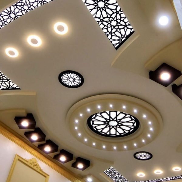 Moroccan Plaster Ceiling Rose 010 - Premium Gypsum-Fiberglass Design for Elegant Home Transformation