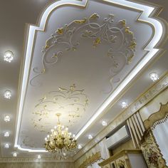 Moroccan Gypsum Plaster Ceiling 054 - Handmade Artwork