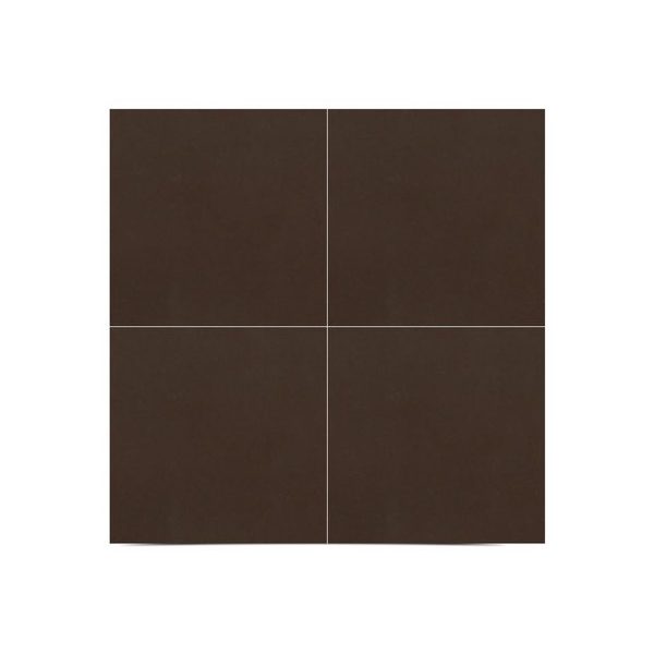 Moroccan Dark Brown Cement Tiles - Durable Glazed Floor Tiles