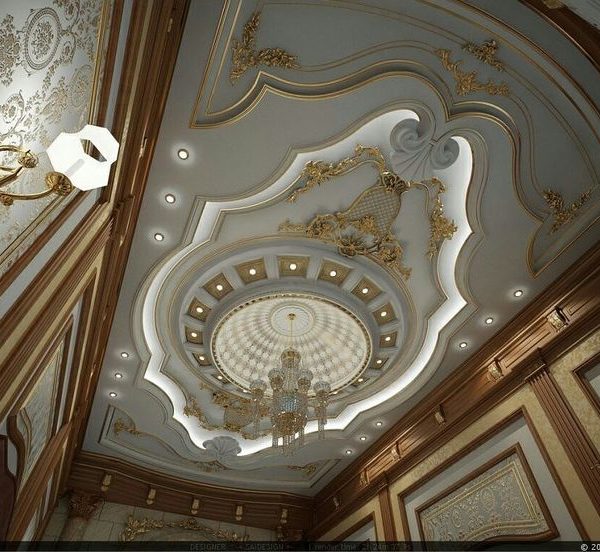 Exquisite Moroccan Plaster Ceiling 078 - Premium Handcrafted Design