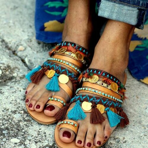 Boho Chic Handcrafted Sandals for Effortless Style