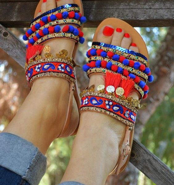 Boho Sandals 051 - Trendy and Versatile Statement Sandals