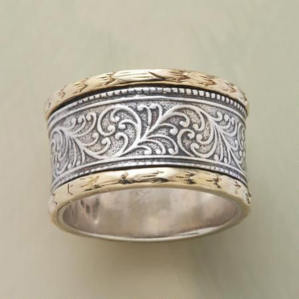 Tuareg Berber Silver Bracelet - Geometric Design Statement Piece