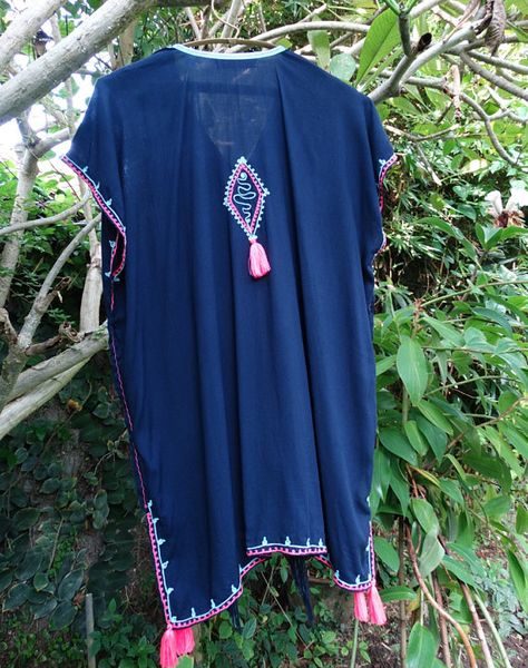 Moroccan Kaftan Inspired Beach Cover Up | Regal Vacation Maxi