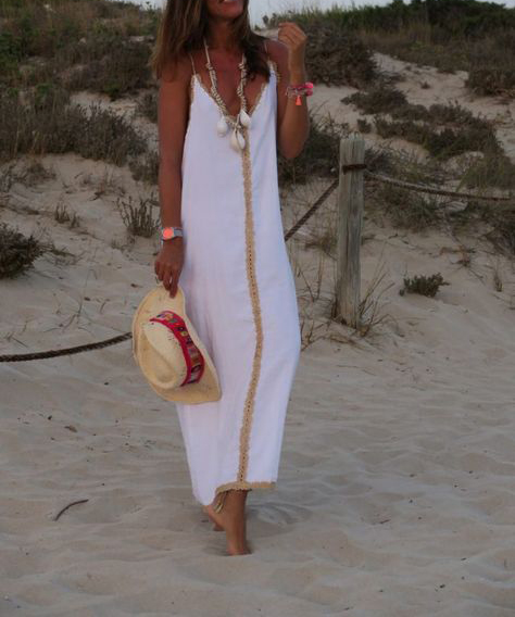 Moroccan Kaftan Inspired Silky Beach Cover Up