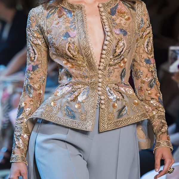 Elegant Moroccan Embroidered Kaftan Dress for Bohemian Style