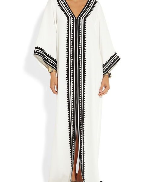 Moroccan Kaftan Dress 044 - Bohemian Chic Embroidered Kaftan