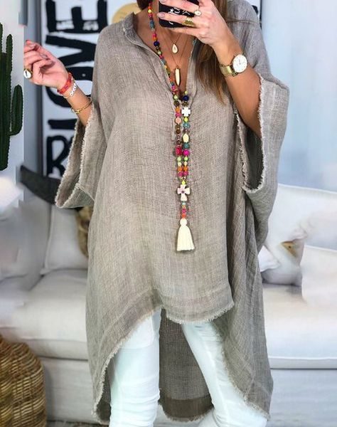 Moroccan Embroidered Kaftan Dress 087 - Bohemian Chic Charm & Elegance