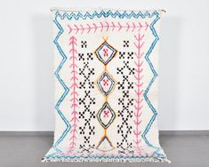 Luxury Moroccan Azilal Berber Wool Rug