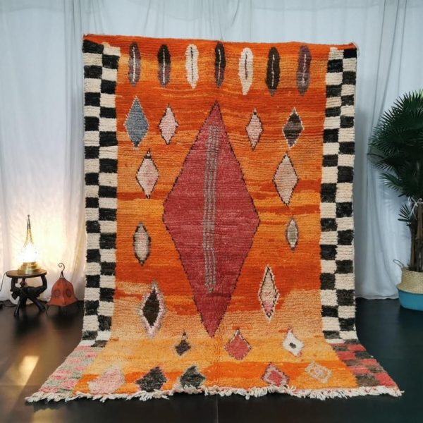 Authentic Berber Wool Rug - Handwoven Moroccan Masterpiece