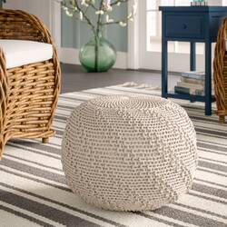 Handcrafted Moroccan Carpet Pouf for Cozy Home Decor