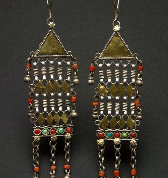 Moroccan Tuareg Berber Artisan Earrings