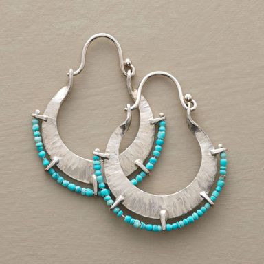Moroccan Tuareg Berber Geometric Earrings - Handcrafted Ethnic Accessories