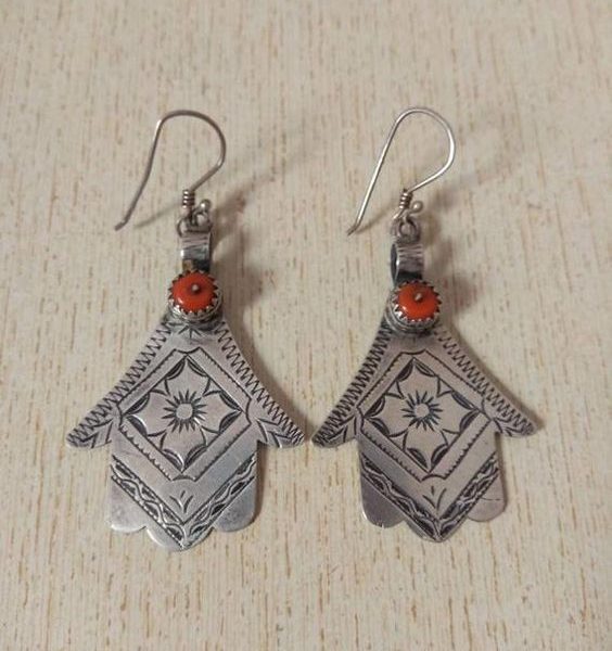 Handcrafted Moroccan Tuareg Berber Earrings