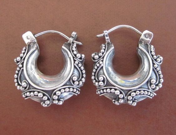 Moroccan Tuareg Berber Geometric Handmade Earrings