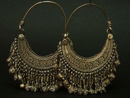 Moroccan Tuareg Berber Geometric Earrings | Handmade Ethnic Jewelry