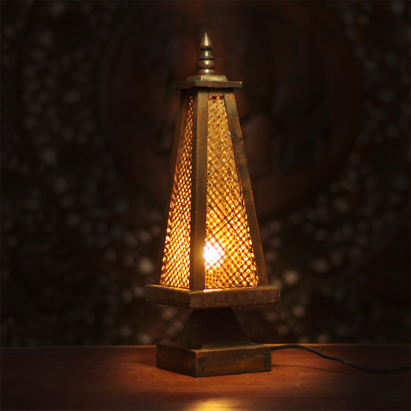 Handcrafted Moroccan Silver Floor Lamp | Intricate Designs