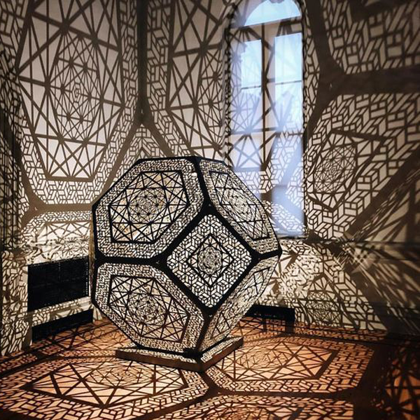Moroccan Silver Metal Pendant Floor Lamps - Stylish Indoor/Outdoor Lighting
