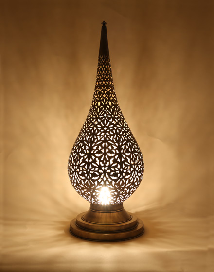 Moroccan Silver Pendant Floor Lamps | Elegant Handcrafted Designs