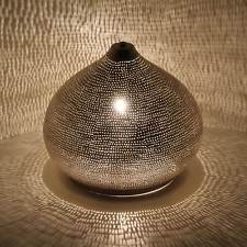 Moroccan Silver Metal Floor Lamps | Handmade Illumination